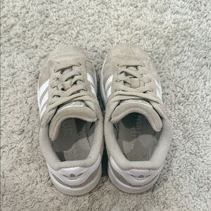 Adidas Kids' Beige and White Sneakers